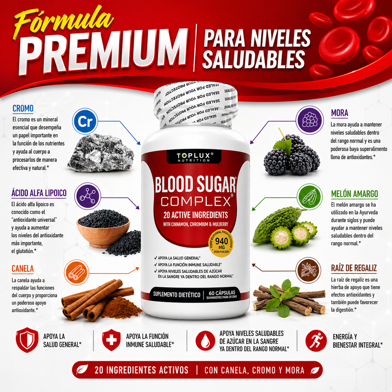 Blood Sugar Complex, Toplux