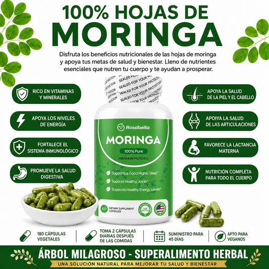 MORINGA ¡Energía y bienestar natural!
