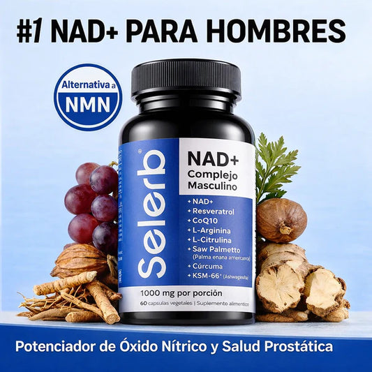 Selerb NAD Max™ 🔥 Potencia Masculina, Energía y Rendimiento en Otro Nivel